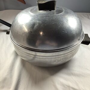West Bend Aluminum Serving Oven Bread Warmer 3 Pc Stove‎ Top USA